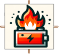 Battery Library 카드 아이콘 — 열폭주(Thermal Runaway) Amesim 컴포넌트 심볼
